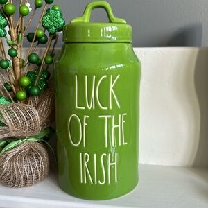 🍀LUCK OF THE IRISH Canister by Rae Dunn